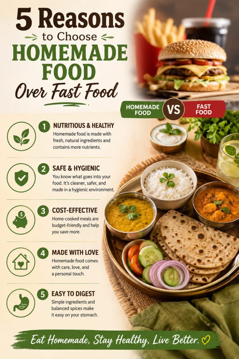 5 Reasons to Choose Homemade Food Over Fast Food