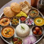 healthy veg thali for lunch